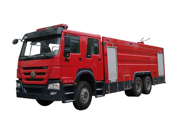 豪沃后雙橋泡沫消防車(16噸)圖片
