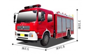 東風(fēng)天錦水罐消防車(chē)（6噸）